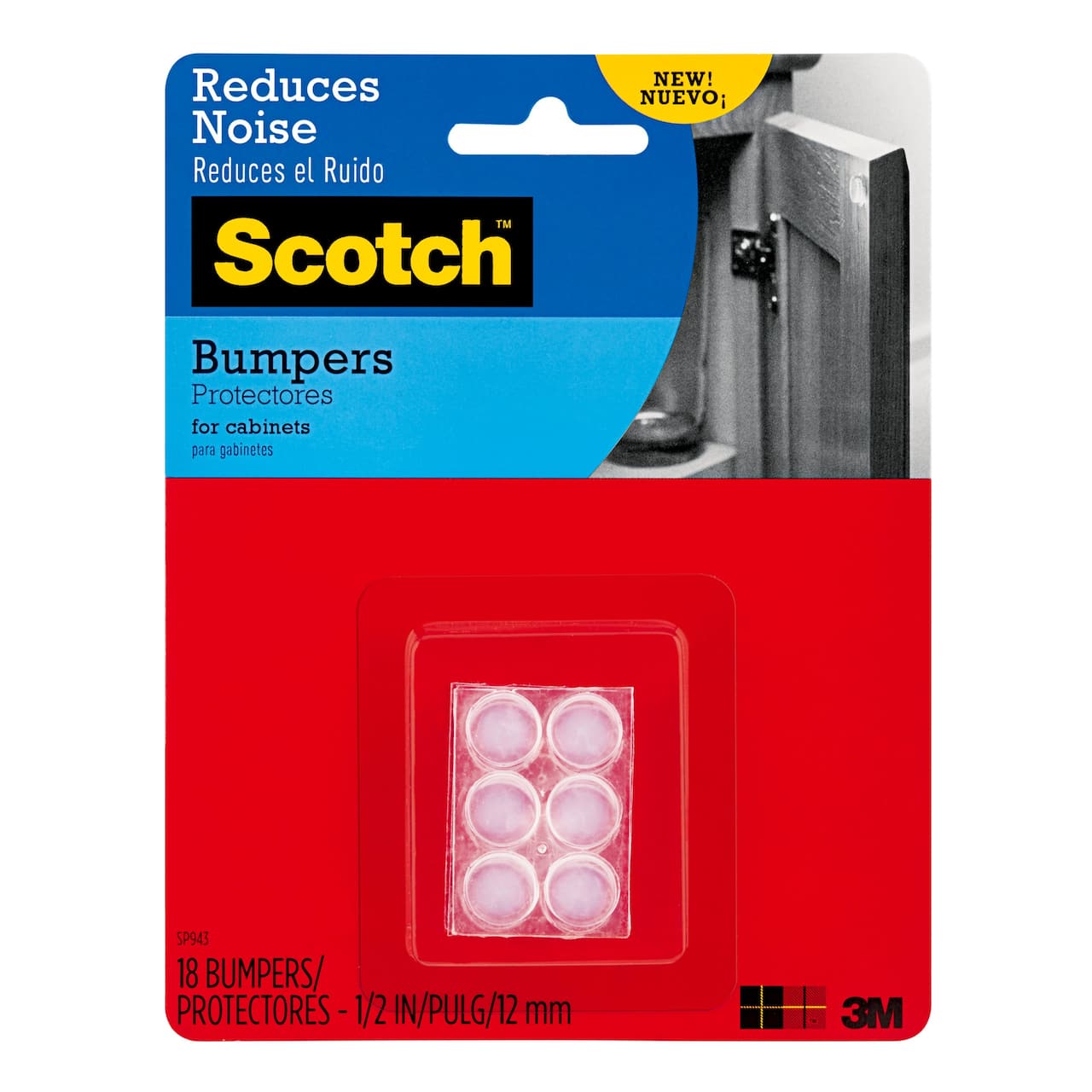 Scotch&#xAE; Self-Stick Rubber Bumpers